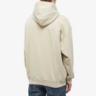 Balenciaga Men's Corporate Logo Popover Hoody in Beige/Black