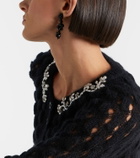 Simone Rocha Crystal-embellished drop earrings