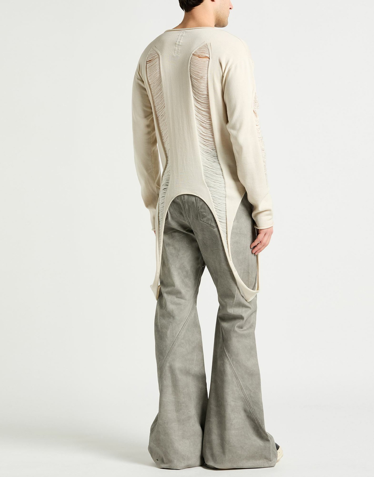 Rick Owens Mens Sweater in Beige