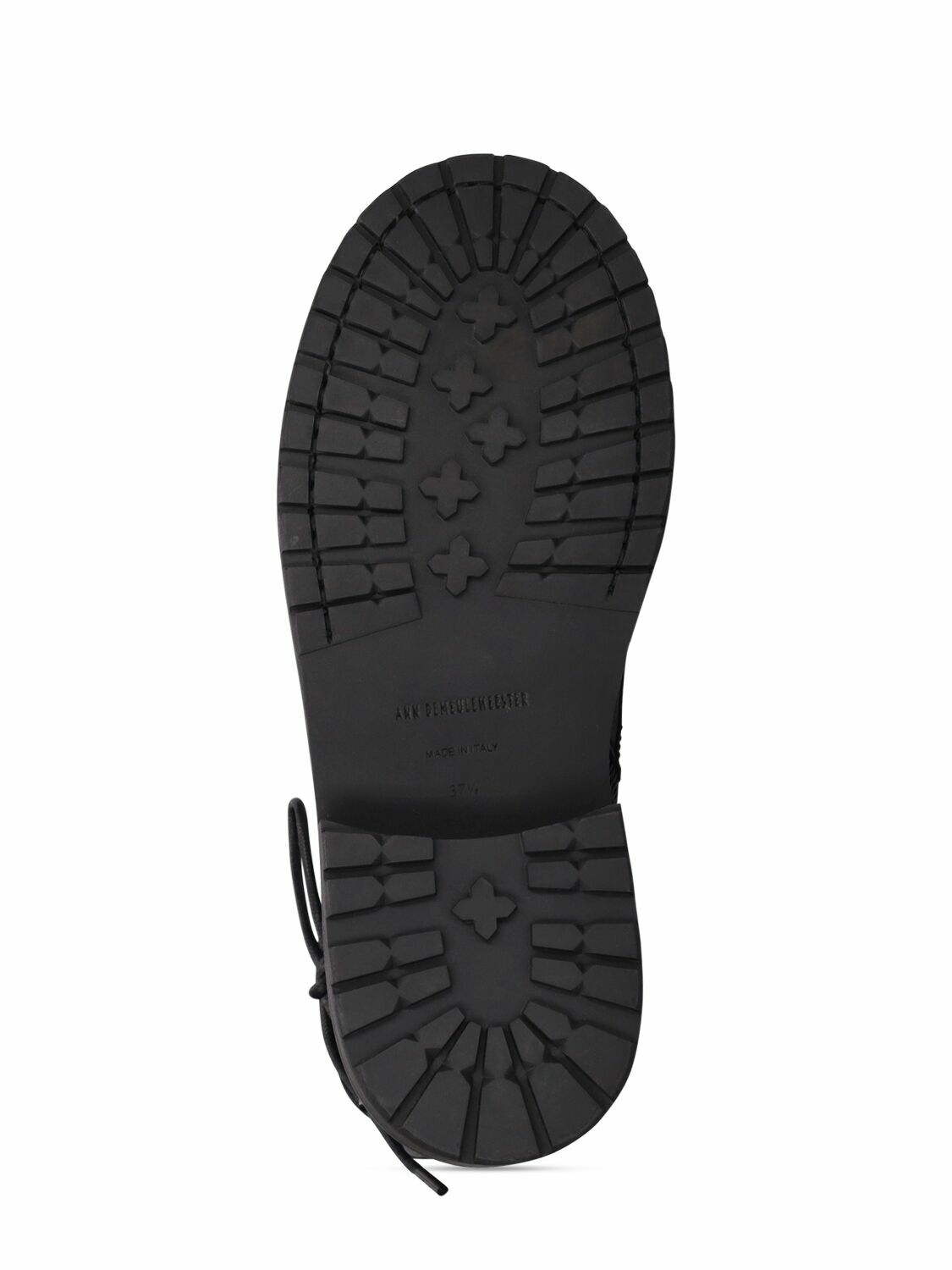 ANN DEMEULEMEESTER 40mm Danny Leather Combat Boots Ann