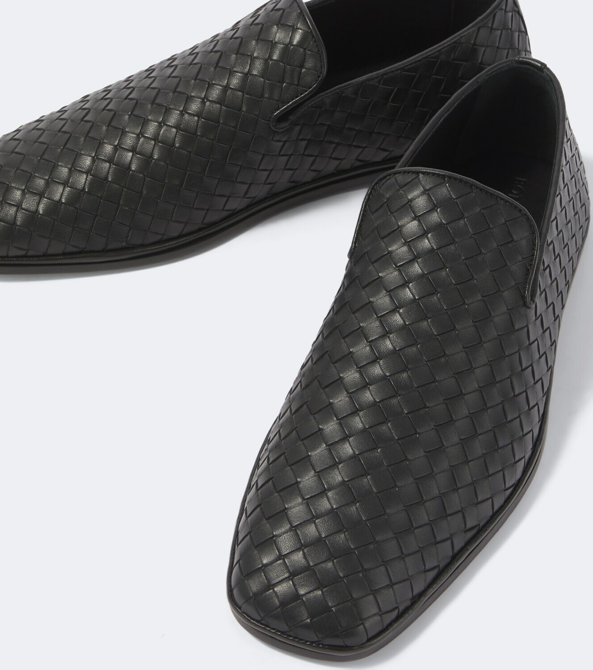 Bottega Veneta Palazzo Intrecciato leather slip-on shoes