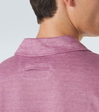 Zegna Linen polo shirt
