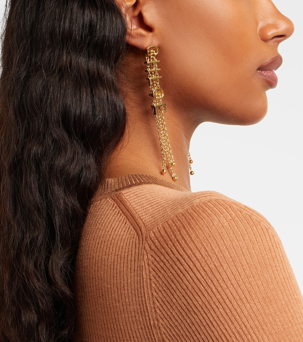 Chloé Laiton drop earrings