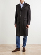Thom Sweeney - Herringbone Wool Coat - Brown