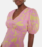 Velvet - Charlotte floral cotton midi dress