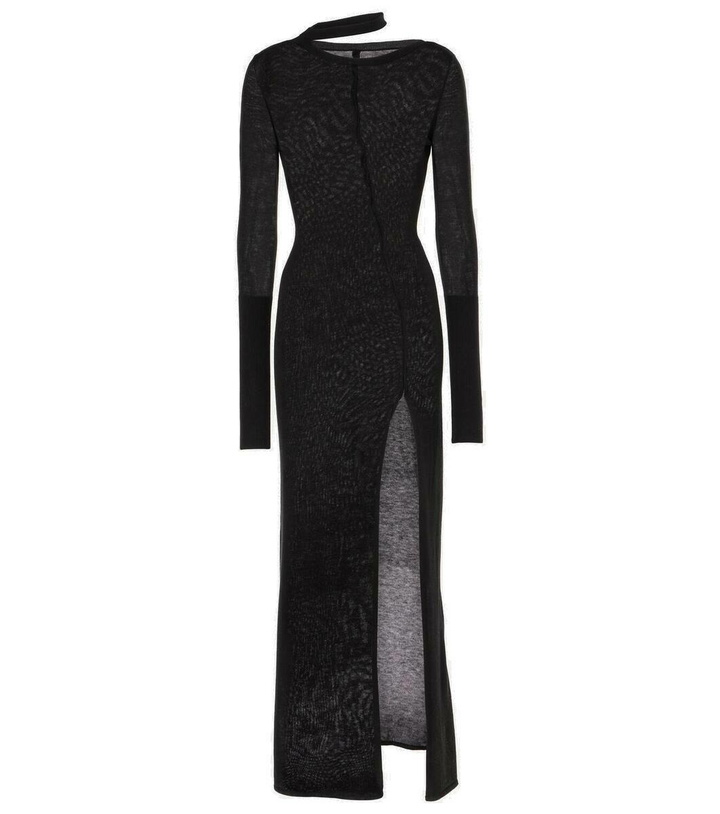 Photo: Didu Knit cutout turtleneck maxi dress