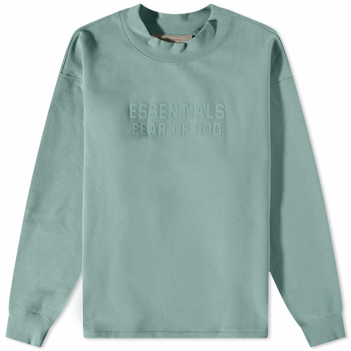 Photo: Fear of God ESSENTIALS Men's Relaxed Crew Sweat in Sycamore