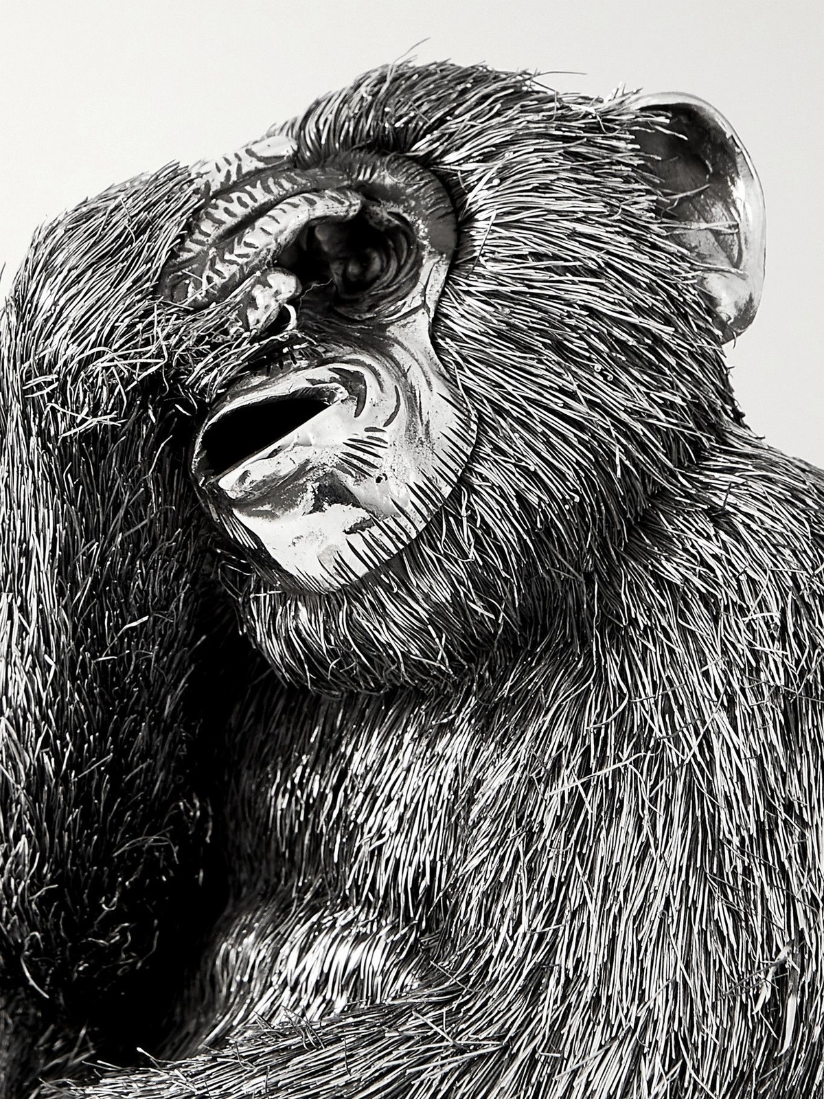 BUCCELLATI - See-No-Evil Monkey Silver Ornament