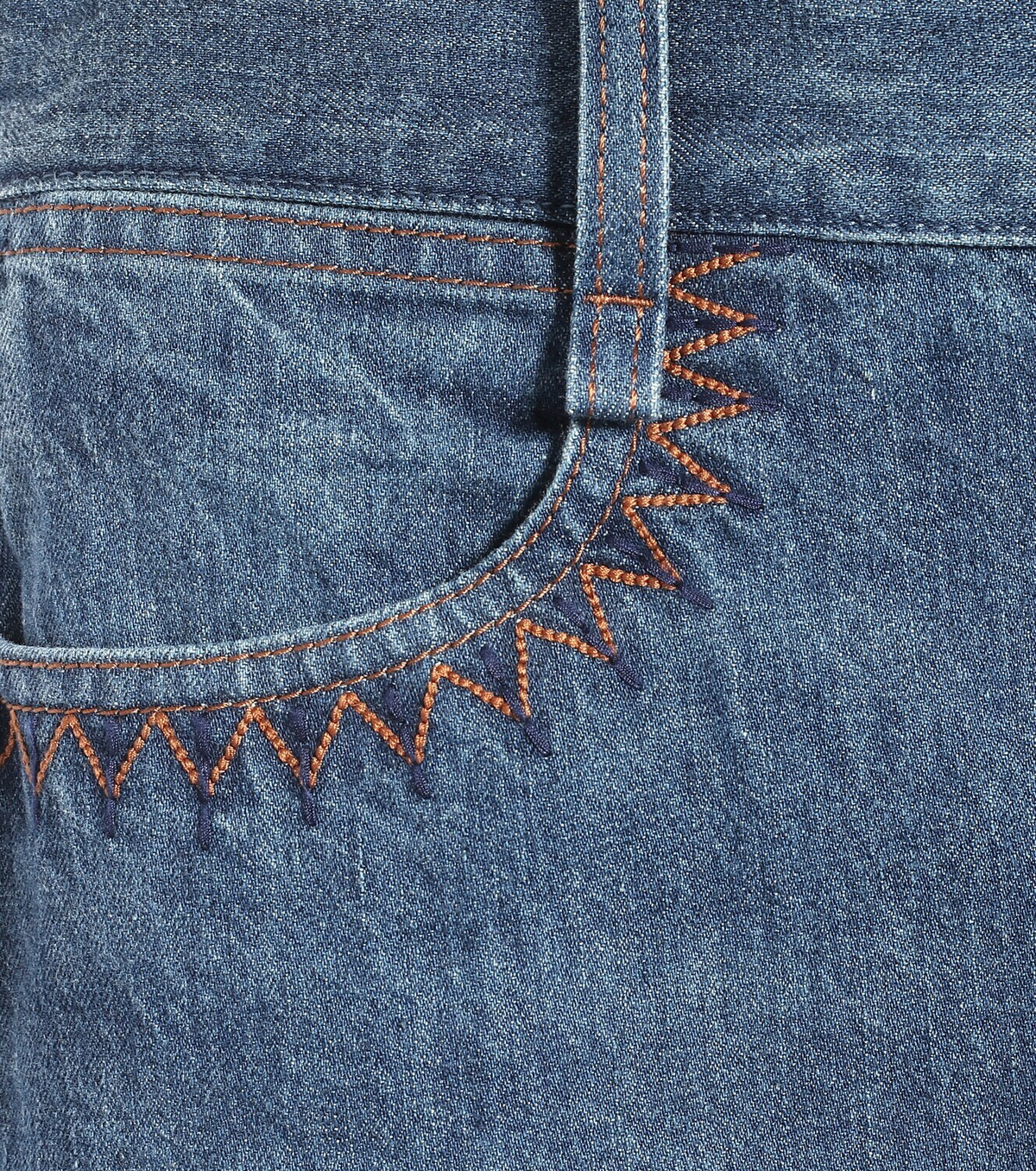 Chloe - Denim midi skirt