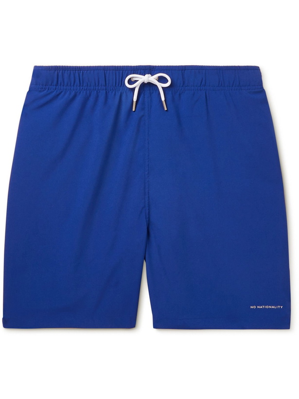 Photo: NN07 - Jules Mid-Length Swim Shorts - Blue
