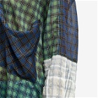 TheOpen Product Women's The Open Product Mixed Check Shirt in Green