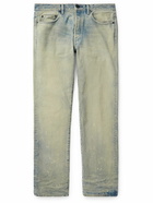 John Elliott - The Daze Slim-Fit Bleached Denim Jeans - Blue