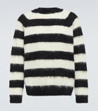 Undercover - Striped mohair and wool blend sweater