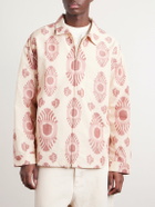 A Kind Of Guise - Alvaro Printed Cotton-Blend Canvas Jacket - Pink