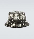 Amiri Reversible silk twill bucket hat