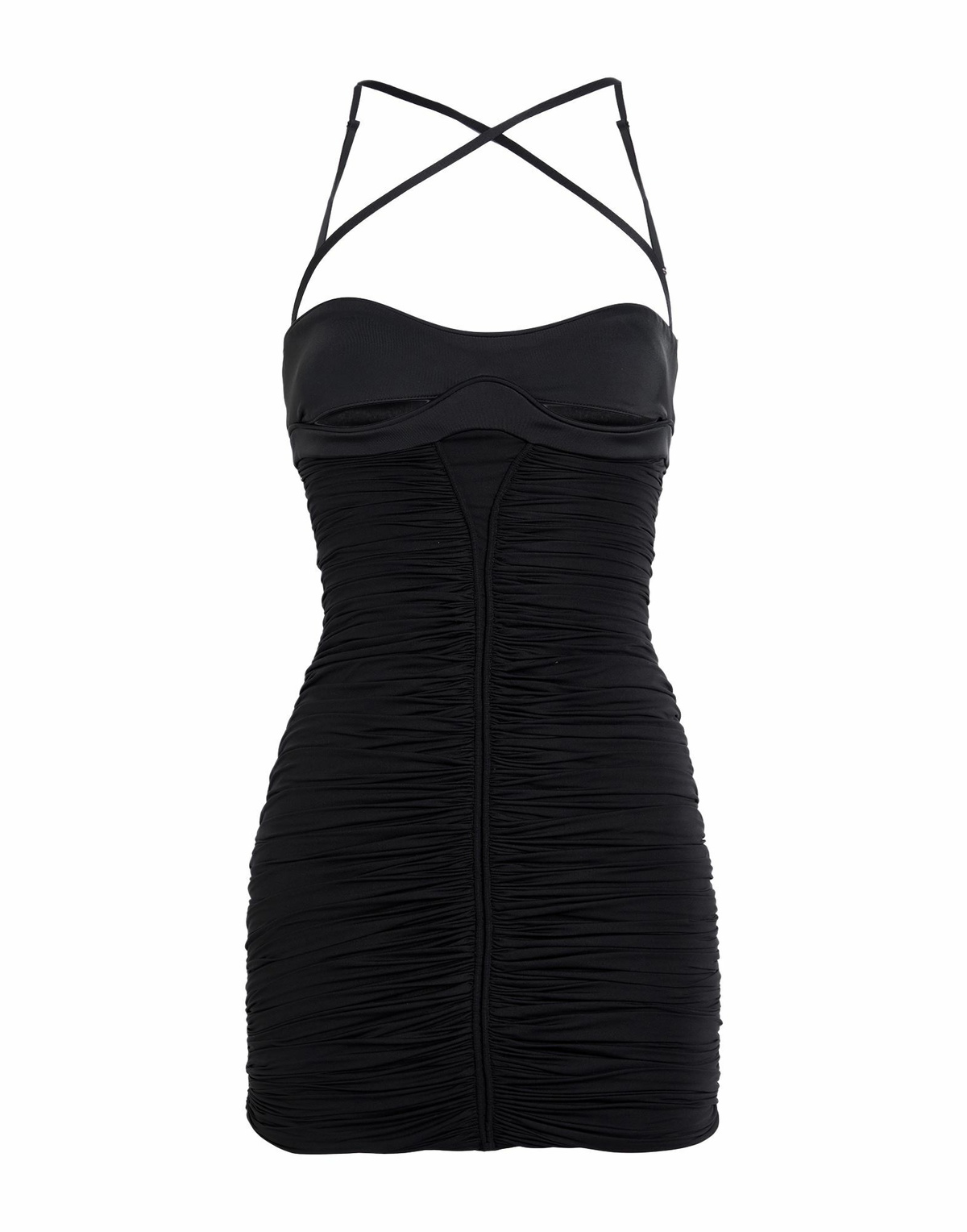 Mugler Womens Mini dress in Black