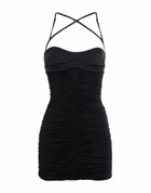 Mugler Womens Mini dress in Black