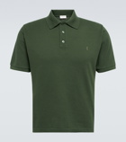 Saint Laurent - Cotton-blend polo shirt