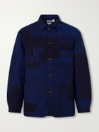 Blue Blue Japan - Nenrin Patchwork Cotton Jacket - Blue