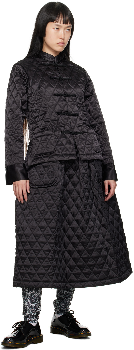 Tao Comme Des Garçons Black Quilted Jacket