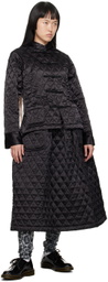 Tao Comme Des Garçons Black Quilted Jacket
