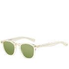 Garrett Leight Hampton X 46 10th Anniversary Limited Edition Sunglasses in Pure Glass/Pure Green