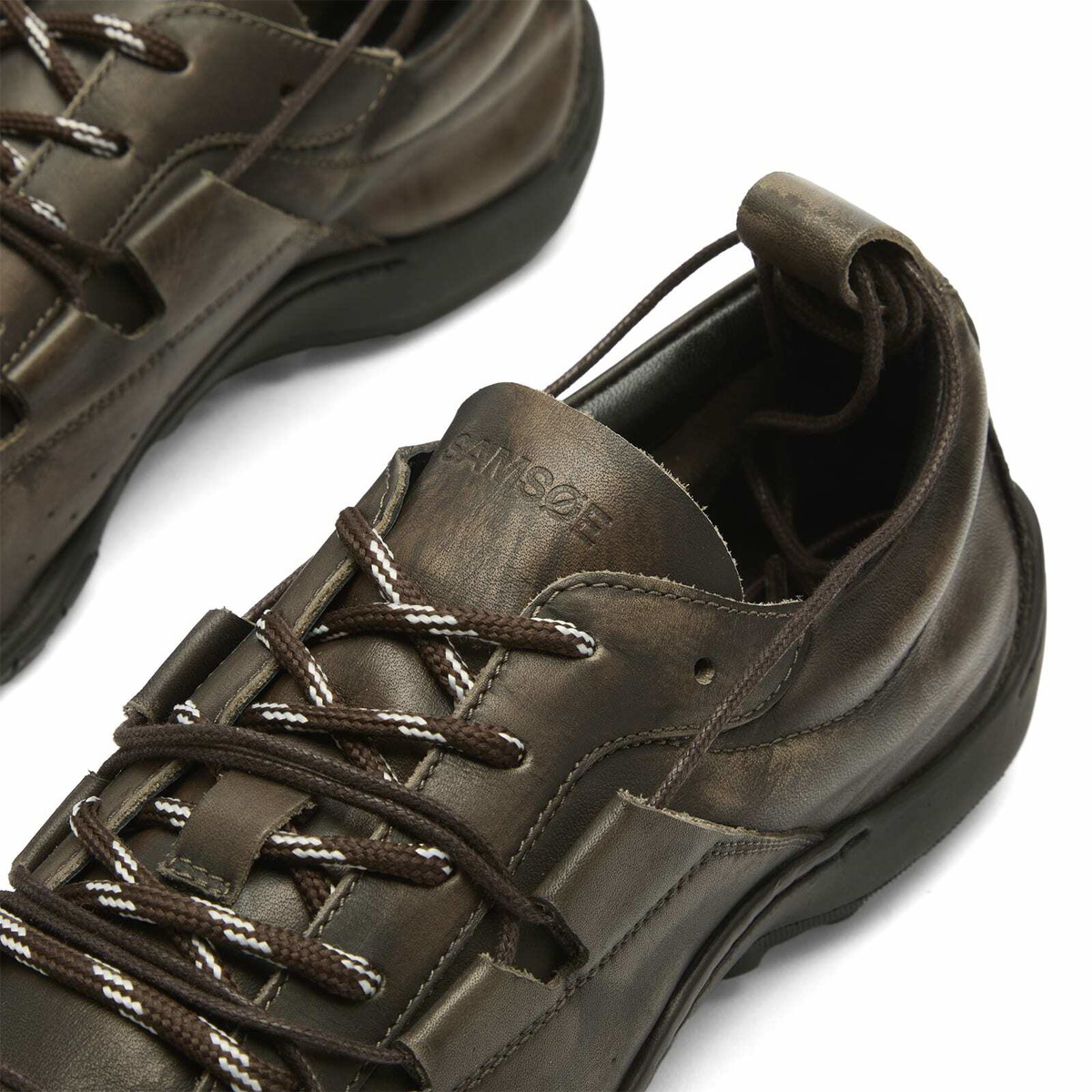 Samsøe Samsøe Women's Saastra Hybrid Sneakerinas in Washed Gunmetal