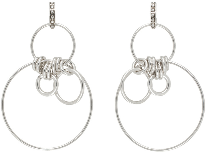 Photo: Isabel Marant Silver Multi Ring Boucle Earrings