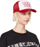 Praying White & Red 'Gold Star' Cap