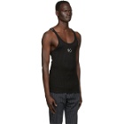 Dolce and Gabbana Black Embroidred Logo Tank Top