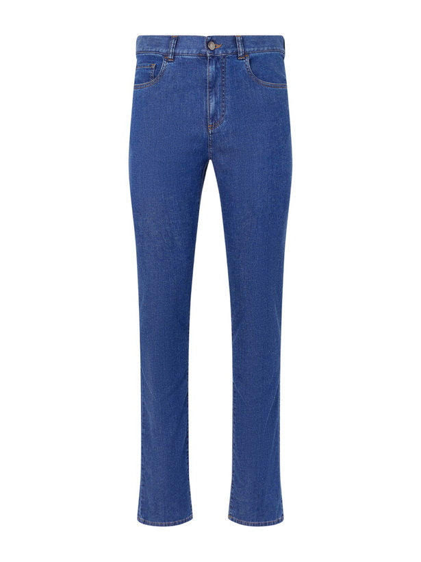 Photo: Canali - Straight-Leg Jeans - Blue