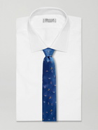 Paul Smith - 8cm Embroidered Silk-Twill Tie