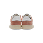 Paul Smith Pink and White Levon Sneakers