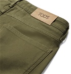 Tod's - Slim-Fit Stretch-Denim Jeans - Green