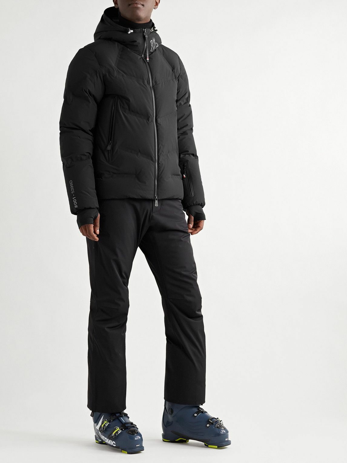 Moncler Grenoble - Arcesaz Quilted Stretch-Nylon Hooded Down Ski Jacket - Black
