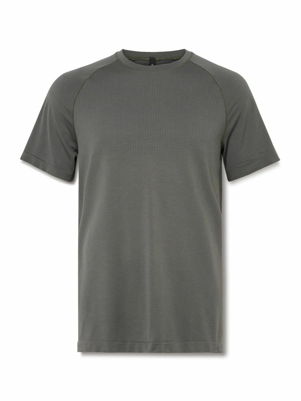 Photo: Lululemon - Metal Vent Tech 2.5 Stretch-Jersey T-Shirt - Gray