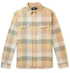 RRL - Checked Cotton Shirt - Yellow