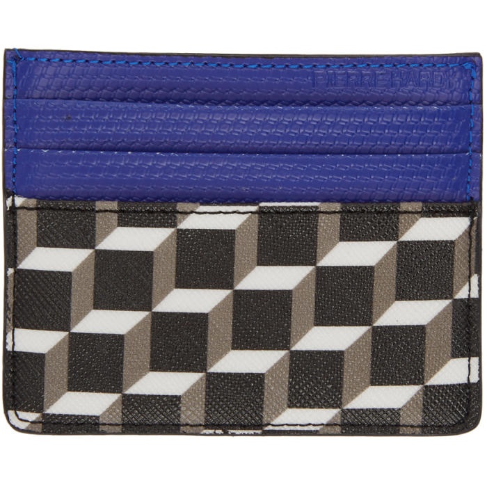 Photo: Pierre Hardy Black and Blue Cube Card Holder