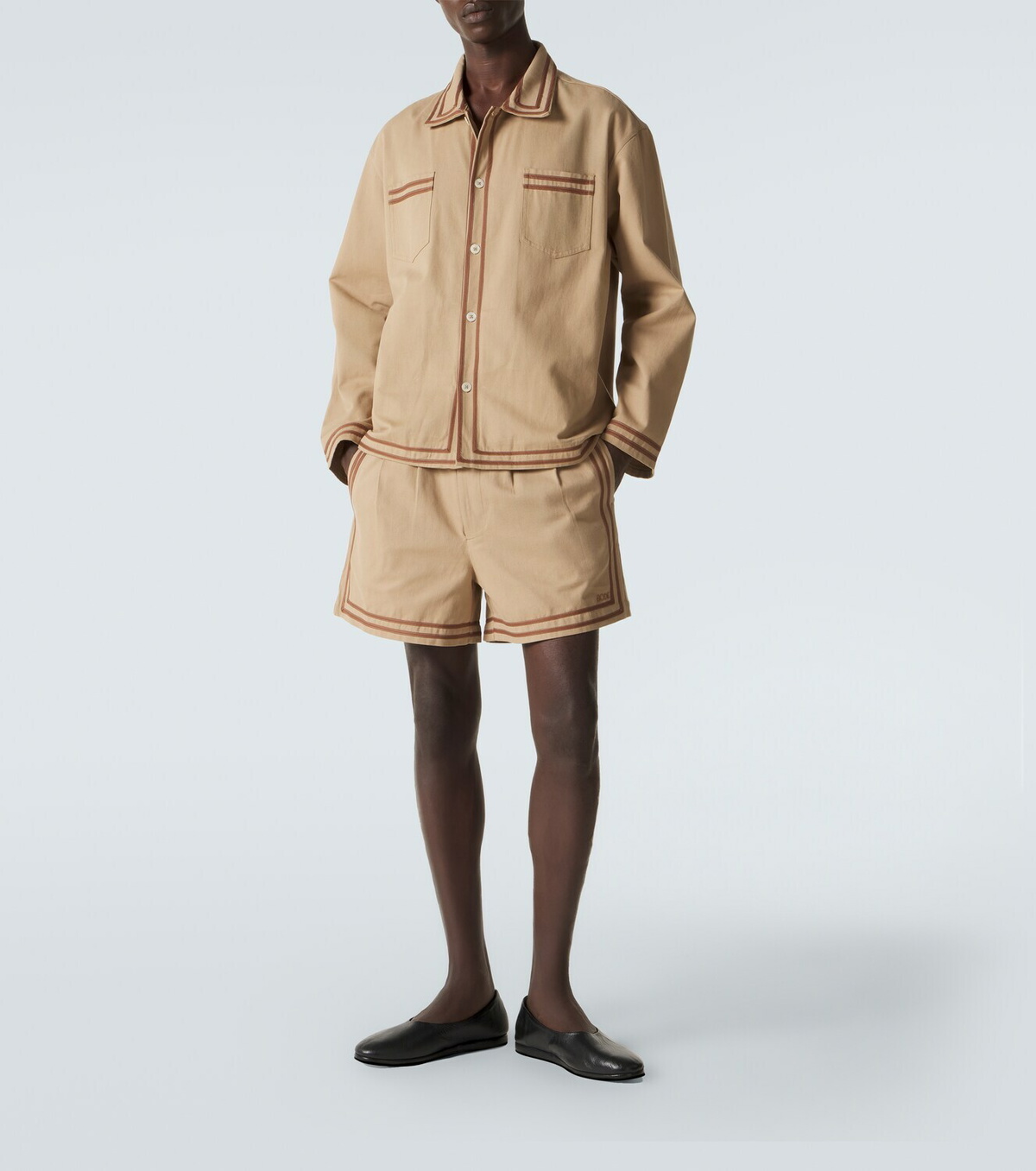 Bode Cotton twill overshirt