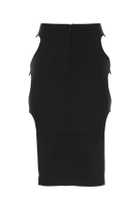 Marco Rambaldi Black Stretch Viscose Skirt