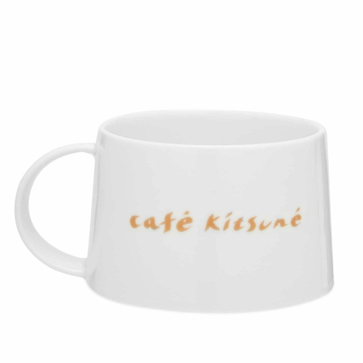 Photo: Maison Kitsuné Men's Cafe Kitsune X Kihara Mug Kms in Iced Coffee