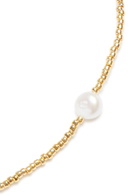 Anni LU Pearly 18kt Gold-plated Beaded Bracelet - Pearl - One Size
