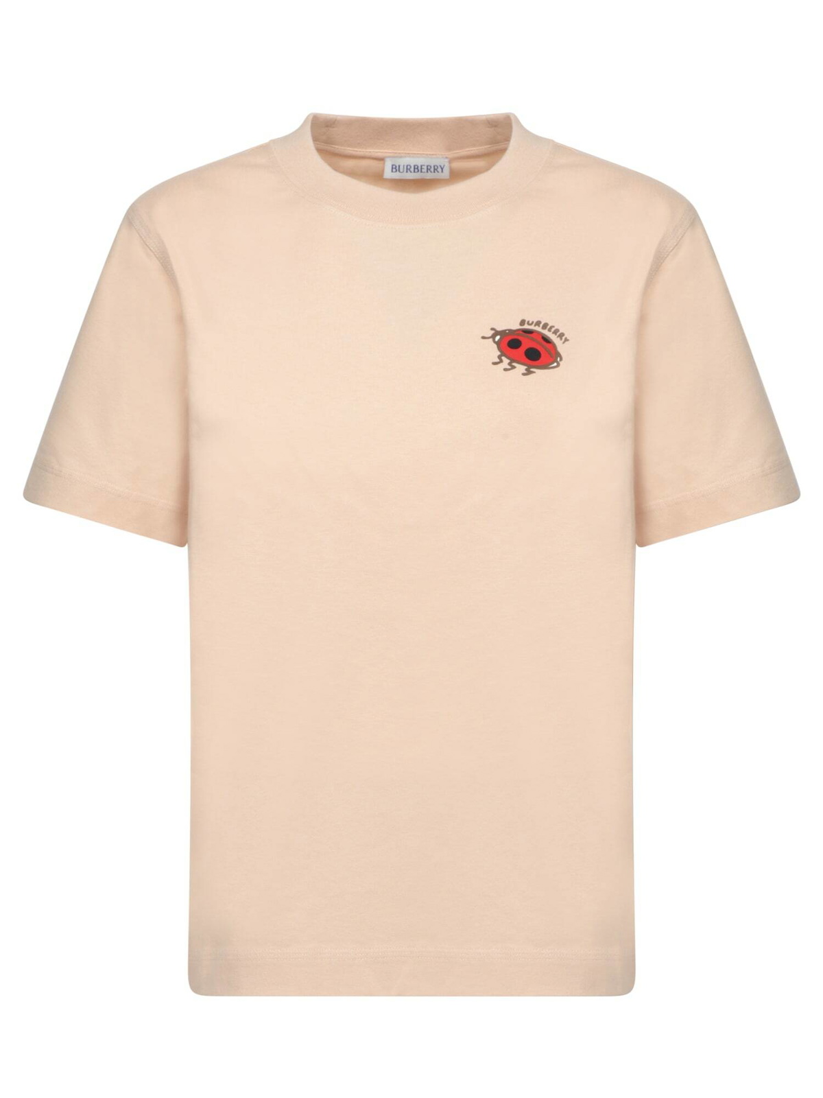 Burberry Pink Cotton T-Shirt Burberry