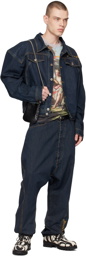 Vivienne Westwood Navy Boxer Denim Jacket