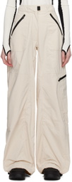 Templa Beige Bungee-Style Drawstring pants