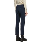 Maison Kitsune Navy Masculine Trousers