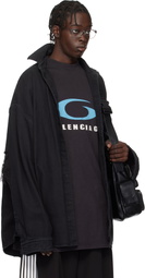 Balenciaga Black Sports Icon Layered Shirt