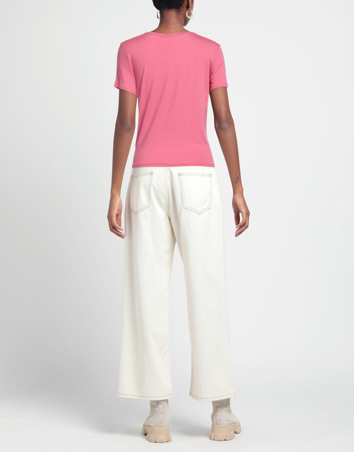 Pieces Womens T-shirt in Pink