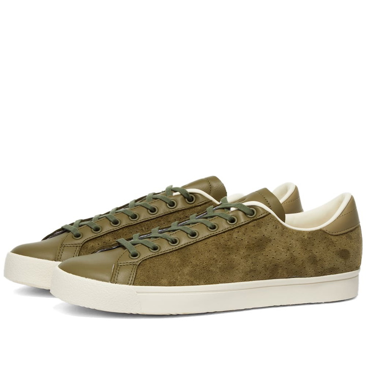 Photo: Adidas Men's Rod Laver Vin Sneakers in Focus Olive/Cream White