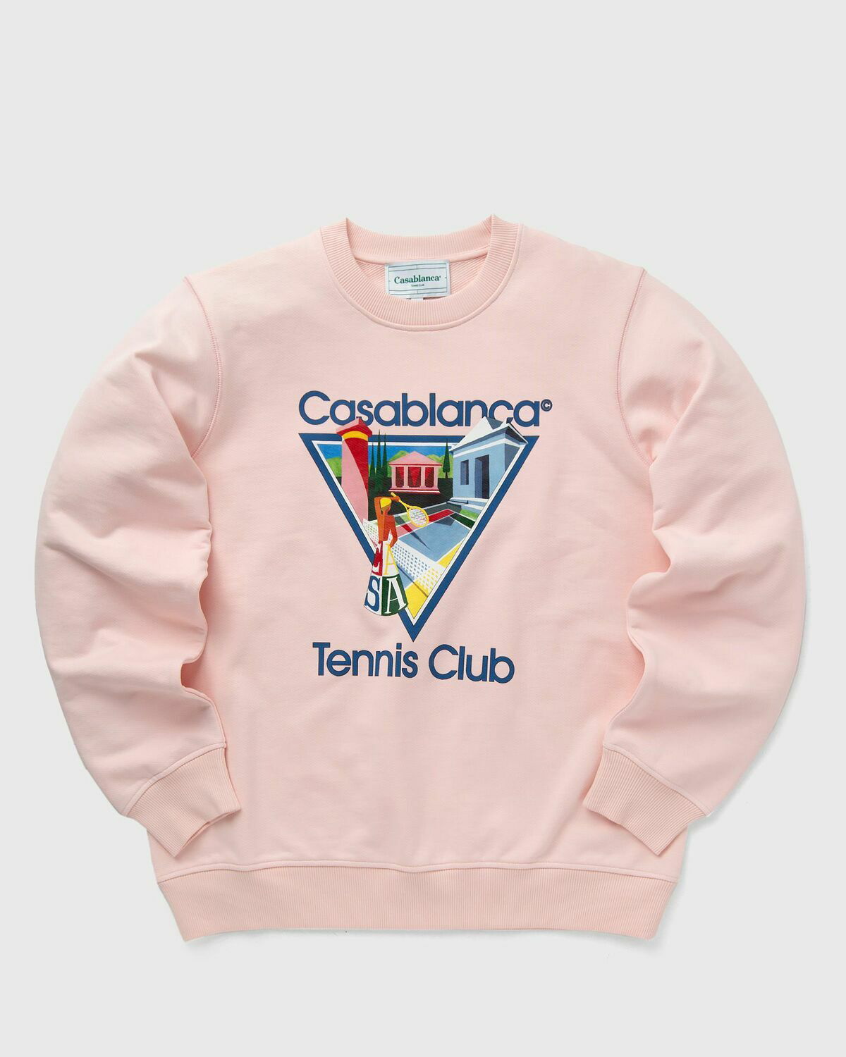 Casablanca La Joueuse Printed Sweatshirt Pink - Mens - Sweatshirts